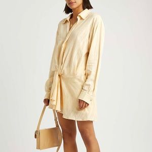 Free People Tara Twist mini dress. 💛